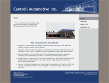 Tablet Screenshot of cantrellautomotive.com